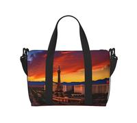 Sacs de voyage Las Vegas Sunset pour femme, sac de sport, sac de sport, sac de sport, sac de sport, noir, One Size