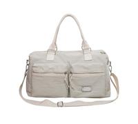 Sacs de voyage modernes avec compartiments de rangement généreux en nylon résistant à la déchirure, sacs à bandoulière pour les amateurs de gym, sac de sport en nylon résistant à l'eau, blanc, Beauté