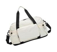Sacs de voyage pliables - Sac de fitness extensible - Grande capacité - Résistant à l'eau - Avec compartiments secs séparés - Pour fitness - Beige, beige, Mass Beauty