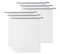 Sacs De Voyage Pour Chaussures,Grands Organisateurs De Chaussures Transparents Avec Cordon | 6 Pièces Grands Transparents Portables Pochettes de Rangement Organisateur Femmes Adolescentes Valise Train