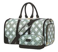 Sacs de week-end pour femme - Sac de voyage avec compartiment à chaussures et trousse de toilette - Sac de voyage approuvé en vol - Sac d'hôpital pour maman pour le travail et la livraison, vert