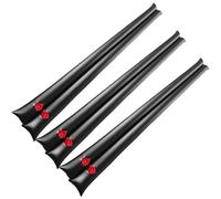 Sacs d'eau de Couverture de Piscine Lourde - 3 Pack 8 Pouces Tube à Eau épaissis à Double Chambre, Poids de Piscine en PVC de 0,4 mm, adapté aux piscines Hivernales dans Le Terrain et au-Sol, Noir