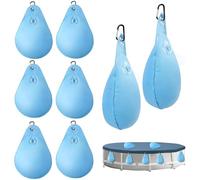 Sacs D'eau De Piscine - Sacs De Poids De Couverture De Piscine Pour Protéger Les Piscines | Piscines D'hiver Anti-Hi-Kiver PVC | Tubes Lourds Pondérés Pour Sécuriser Les Couvertures D'hiver Soins De S