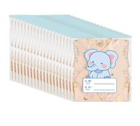 Sacs d'école avec fermeture éclair, sac de rangement pour avec fermeture éclair - Sac transparent, sac étanche pour tout-petit, portable - Organiseur de soins de dessin animé, sac de vêtements