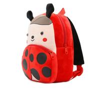Sacs D'école En Peluche Pour Enfants De 2-4 Ans, Sac À Dos Coccinelle Dessin Animé Pour Bébés Filles Garçons Maternelle