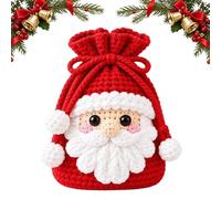 Sacs d'emballage pour Noël avec cordon coulissant Pochette Réutilisable en | Sac goûter festif et accessoires de fête Pour Snacks Cookies Chocolats Maison Fête UN