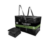 Sacs déménagement - Pack and Move Lot 2 - Recyclé - Rangement Et Transport Ultra Résistant - Réutilisable - Poignées Solides
