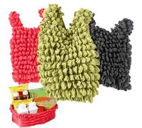 Sacs d'épicerie, 3 pièces sacs d'épicerie extensibles avec conception plissée, charge de 7 kg capacité réutilisable, sac fourre-tout portable réutilisable