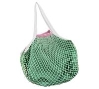 Sacs d'épicerie en maille - Sacs d'épicerie réutilisables en maille - Sacs de courses lavables en ficelle de coton bio | Sac fourre-tout à bandoulière en filet de grande capacité avec longues poignées