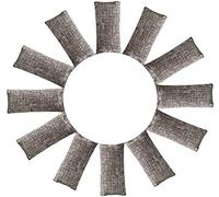 Sacs d'épuration d'air naturels rongrong, 150 g chaque paire, sacs de charbon de bois en bambou, désodorisant pour chaussures et suppresseur d'odeurs (paquet de 12) (12pcs)