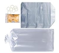 Sacs d'expédition pour poissons vivants, sac de transport de poisson transparent, 50 sacs transparents anti-fuite pour poissons vivants | 50 sacs d'expédition épais pour poissons vivants pour