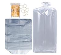 Sacs d'expédition pour poissons vivants, sac de transport de poisson transparent, Sacs de transport transparents et anti-fuites pour aquarium, Sac conteneur de transport de poisson, sacs de transport