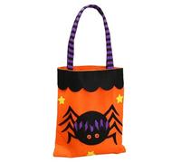 Sacs d'Halloween non tissés réutilisables Candy Collec Tion Tot Es avec chat Spi Der & Designs pour fêtes (26,5 x 21,5 cm, 3 styles) Gfm613 (B, 26,5 x 21,5 x 1 cm)