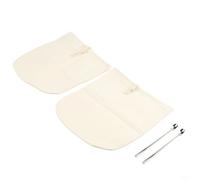 Sacs d'infusion à froid réutilisables - Lot de 2 sacs filtrants en coton bio pour extraction à froid, adaptés pour les systèmes Toddy, brassage de café de style barista à la maison, sans grain et