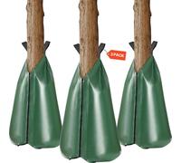 Sacs d'irrigation d'arbres VEVOR, pack de 3 20 gallons, 5-9 heures de libération lente, système d'irrigation d'arbres durable pour une gestion profonde des racines