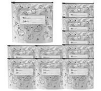 Sacs En Aluminium Pour Aliments - Lot De 10 Sacs Argentés À Fermeture Éclair, Sacss De Congélation Réutilisables En Aluminium, Scs Debout, Stockage Étanche Aux Arômes | Conception Durable Pour Les Étu