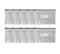 Sacs En Aluminium Pour Aliments - Lot De 10 Sacs Argentés À Fermeture Éclair, Sacss De Congélation Réutilisables En Aluminium, Scs Debout, Stockage Étanche Aux Arômes | Conception Durable Pour Les Étu