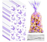 Sacs En Cellophane Flocon De Neige De Noël,Bonbons De Vacances D'hiver,Sac Cadeau Soucieux,Décor De Fête,10 Pièces,20 Pièces,30 Pièces,40 Pièces,50 Pièces - Type 50pcs #J