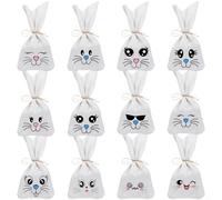 Sacs en coton et lin avec cordon de serrage pour fêtes de fin d'année, petites friandises et distribution de faveurs