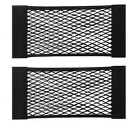 Sacs en Filet À Corde Élastique 2 Pièces, Sacs en Maille pour Voiture, Artefact De Rangement dans Le Coffre, Sac De Rangement pour Voiture, Support De Rangement