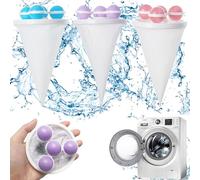 Sacs en Filet pour Filtre à Cheveux, Attrape Poils Machine a Laver, Sacs Filtrants pour Machine à Laver, Boule Anti Poils Machine A Laver, Accessoires pour Lave-linge (3 PCS)