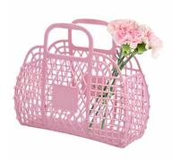 Sacs en gelée Pour Femmes - 22x22x7.5cm Sac de Transport en Pvc, Sac de Plage Translucide Couleur Vive, Sac à Bandoulière Imperméable | Filles Vacances d'été Piscine Sortie Voyage