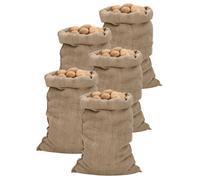 Sacs en jute 5 pcs 60 x 105 cm - 100% jute, 340 g/m², pack de 5