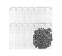 Sacs en Maille pour Aquarium | 10 Pièces Fermeture Éclair | Sacs Porte-Médias pour Filtre d'Aquarium | pour Charbon Actif, Eau Douce Et Eau Salée, Propriétaires, Adultes Et Professionnels