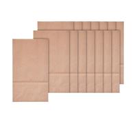 Sacs en papier - Folia - 15 pièces - Compatible usage alimentaire - 21x12x6 cm - Décorables