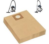 Sacs en papier pour aspirateur sec et humide 10 pcs Marron Marron G