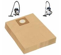 Sacs en papier pour aspirateur sec et humide 10 pcs Marron