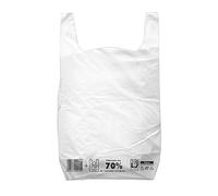 Sacs en plastique résistants, réutilisables et recyclés 70 % conformes à la réglementation, taille moyenne - 35 x 50 cm
