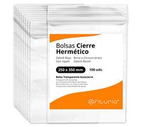 Sacs en plastique transparent hermétiquement scellés idéaux pour congeler les aliments, conserver les documents, sacs réutilisables et de conservation - Ofituria