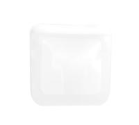 Sacs en silicone réutilisables et sans BPA pour stocker, cuisiner, congeler et voyager - Approuvés par la FDA - Blanc transparent