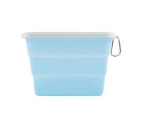 Sacs en silicone réutilisables pour le stockage des aliments - 1500 ml - Boîte à déjeuner pliable pour cuisine, congélateur, bureau, école, voyage, pique-nique, camping, repas, sandwich, fruits