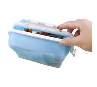 Sacs en silicone réutilisables - Sacs de congélation | Conteneurs pour la conservation des aliments | Conteneur pliable pour la boîte à déjeuner pour fruits et légumes Production Snack Prep
