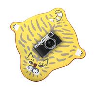 Sacs en tissu autocollants, pochette de protection pour cosmétiques, lavable, réutilisable, motif tigre pour tablettes, boîte à déjeuner, filles et femmes, voyage à la maison