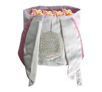 Sacs en tissu de lapin de Pâques, sacs de chasse aux œufs de Pâques | Tote de Pâques spacieux lavable | Adorable adorable épicerie réutilisable pour les fête des, décoration de vacances, événement sc