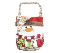 Sacs en tissu de Noël Sacs à friandises de Noël Sacs écologiques Sacs de vacances légers Sacs de rangement festifs Sacs à provisions de Noël Sacs pour le plaisir de la famille Sacs rois