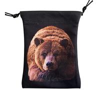 Sacs en tissu pour dés - Sac en velours avec cordon de serrage, pochette pour carte de tarot d'impression animale sac à dés porte-cartes Tarot Sacs à bijoux Petite taille, 5,12 x 7,09 pouces Ytger