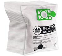 Sacs en tissu SPARES2GO pour aspirateurs Numatic Henry Hetty (lot de 20)