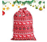 Sacs En Toile De Jute Moyen Avec Cordon De Serrage,Décorations Réutilisables En Toile De Jute Avec Dorure | Sacs À Friandises De Noël | Pour Anniversaire Maison Fêtes Nouvel An Adultes Famille Amis Ma