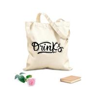 Sacs en toile imprimés numériquement tissu épais de 12 oz restauration rapide, malbouffe, street food, café, boulangerie, restaurant, badge, pizza, burger Utilise comme trousse de maquillage 35x40cm