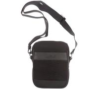 Sacs et besaces CHABRAND - Toile garnie cuir de vachette - Noir - Fermeture zippée