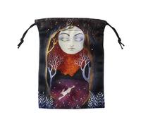 Sacs et pochettes de tarot en velours avec cordon de serrage pour voiture, maison, extérieur, cuisine, bureau, camping, dortoir, salle de rmoire de jardin