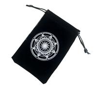 Sacs et pochettes de tarot, étui pour cartes de tarot, pochette à bijoux avec cordons de serrage - Pochette de rangement portable pour et adultes amateurs de tarot, Nouveau O, Refer to