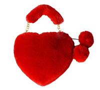 Sacs Femme Noir Petit Mode Bandeau Sacs Assortis Couleur Clair Faux Sac à Bandoulière en Forme de Cœur Sac à Main Saint Valentin Sac D'Amour Sac Business Sacs Femmes Rouge, g, Taille unique
