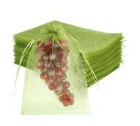 Sacs Filets À Cordon Coulissant - Lot Complet Sacs de Stockage Maille Réutilisables Grande Capacité - Fournitures De Jardin Pour Culture Et Cueillette De Légumes Et Fruits Fragiles