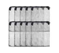 Sacs filtrants en maille avec fermeture éclair, pochette filtrante pour aquarium | Filtre réutilisable pour aquarium | Sacs filtrants réutilisables en filet à mailles fines pour aquarium, aquarium, bo