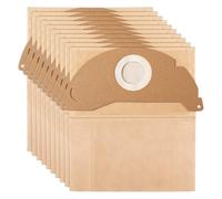 Sacs Filtrants En Papier, Compatibles Avec Les Aspirateurs Eau Et Poussière Kärcher WD 2 MV 2 WD 2.200 WD 2.550 WD2.250, Référence 6.904-322.0, 69043220(10pcs)